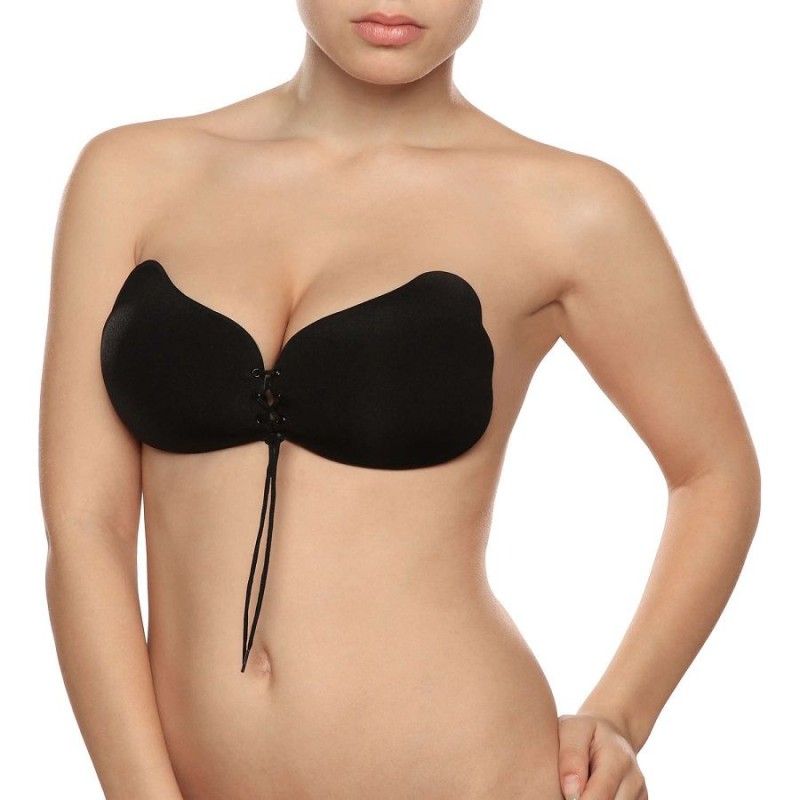 BYE-BRA - LACE-IT ENHANCEMENT PUSH-UP BLACK CUP B BYE BRA - BRAS - 3