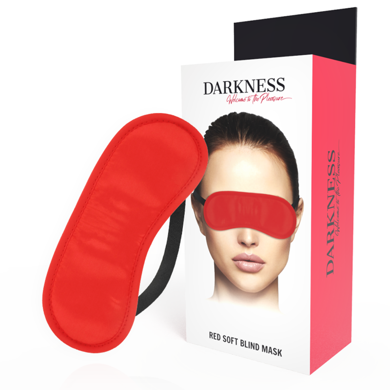 DARKNESS - STRAIGHT RED MASK DARKNESS BONDAGE - 1