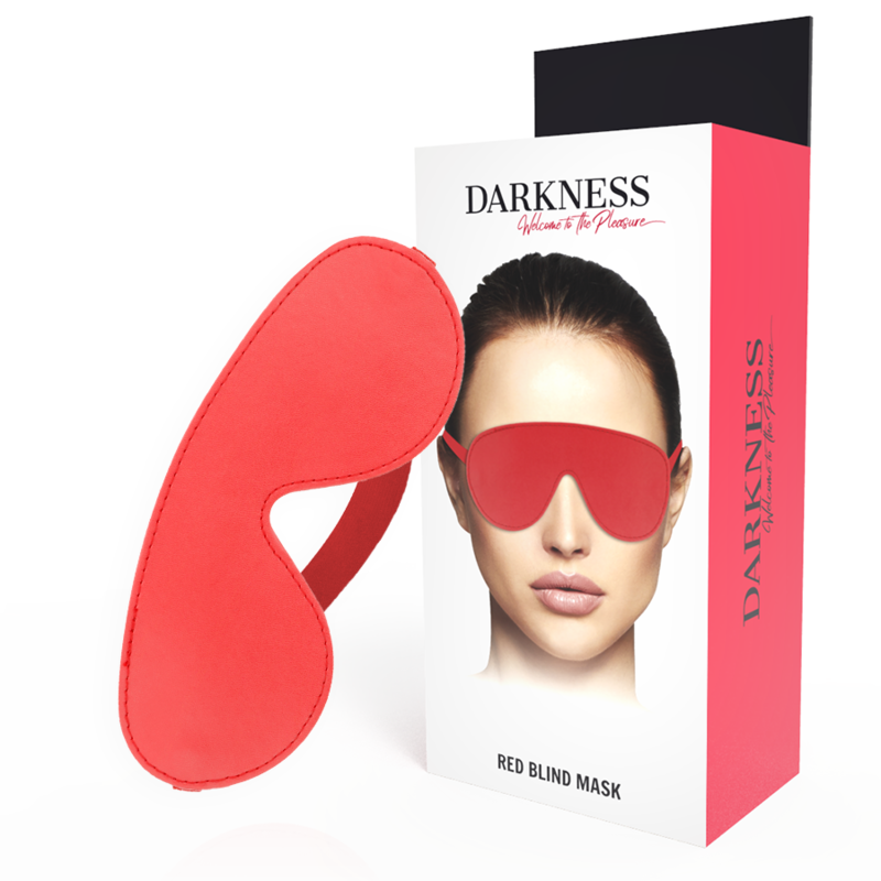 DARKNESS - HIGH QUALITY RED MASK DARKNESS BONDAGE - 1