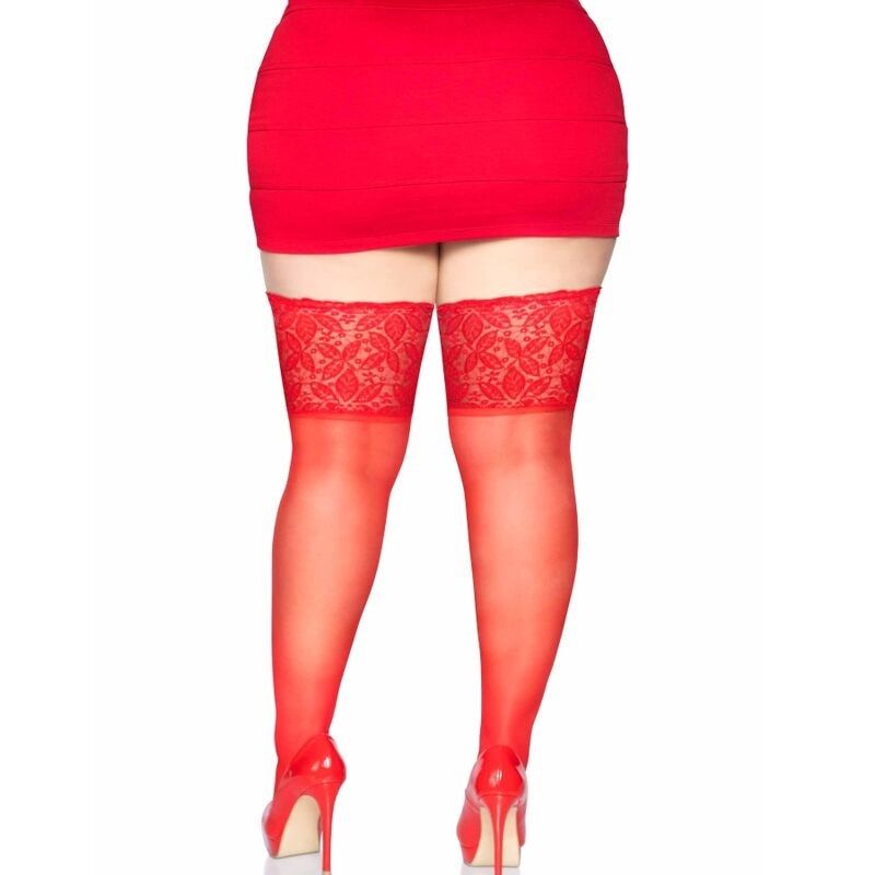 LEG AVENUE - STAY UPS SHEER THIGH UP PLUS SIZE LEG AVENUE HOSIERY - 2