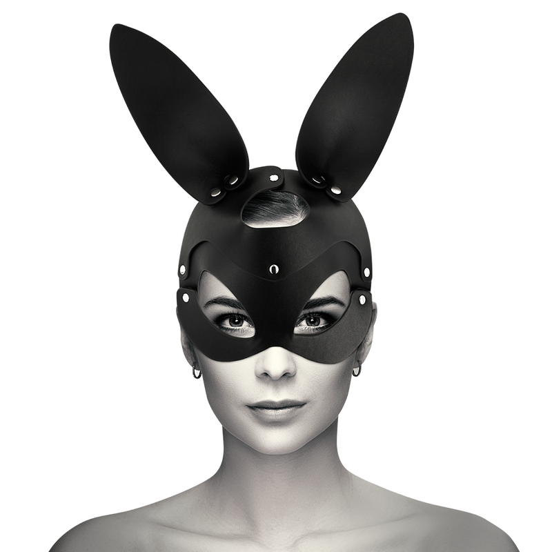 COQUETTE CHIC DESIRE - VEGAN LEATHER MASK WITH RABBIT EARS COQUETTE ACCESSORIES - 2