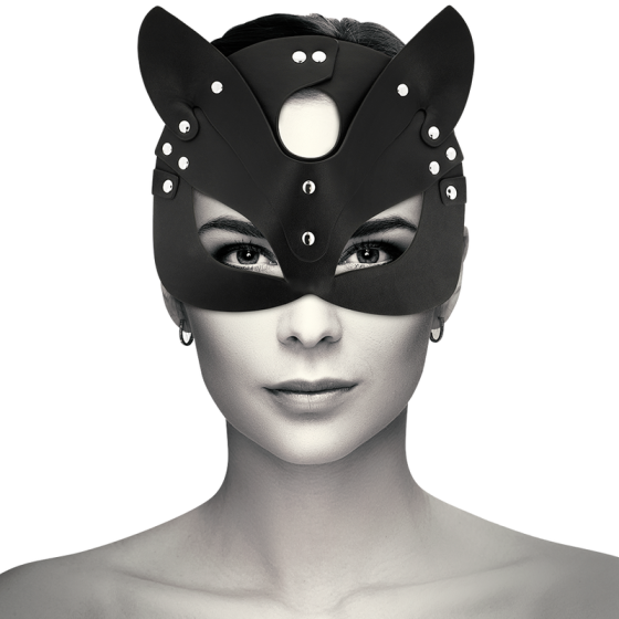 COQUETTE CHIC DESIRE - VEGAN LEATHER MASK WITH CAT EARS COQUETTE ACCESSORIES - 2