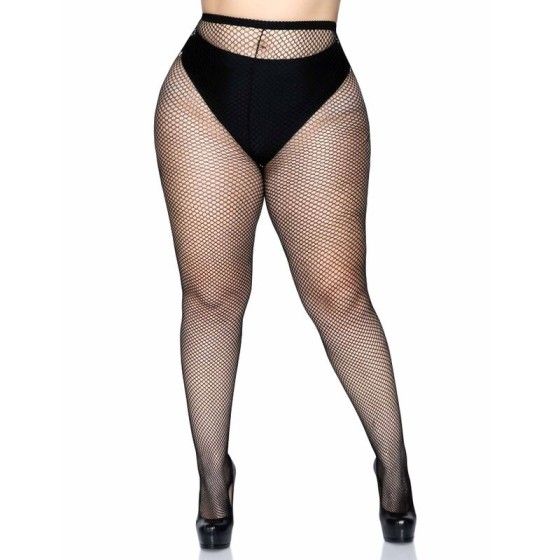 LEG AVENUE - FISHNET PANTYHOSE PLUS SIZE LEG AVENUE HOSIERY - 3