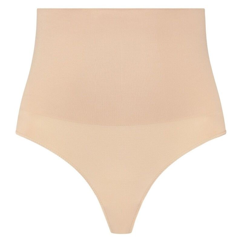 BYE-BRA - THONG STYLE SEAMLESS GIRDLE BEIGE SIZE S BYE BRA - UNDERWEAR - 3