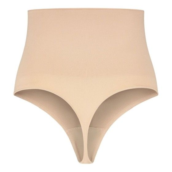 BYE-BRA - THONG STYLE SEAMLESS GIRDLE BEIGE SIZE L BYE BRA - UNDERWEAR - 3