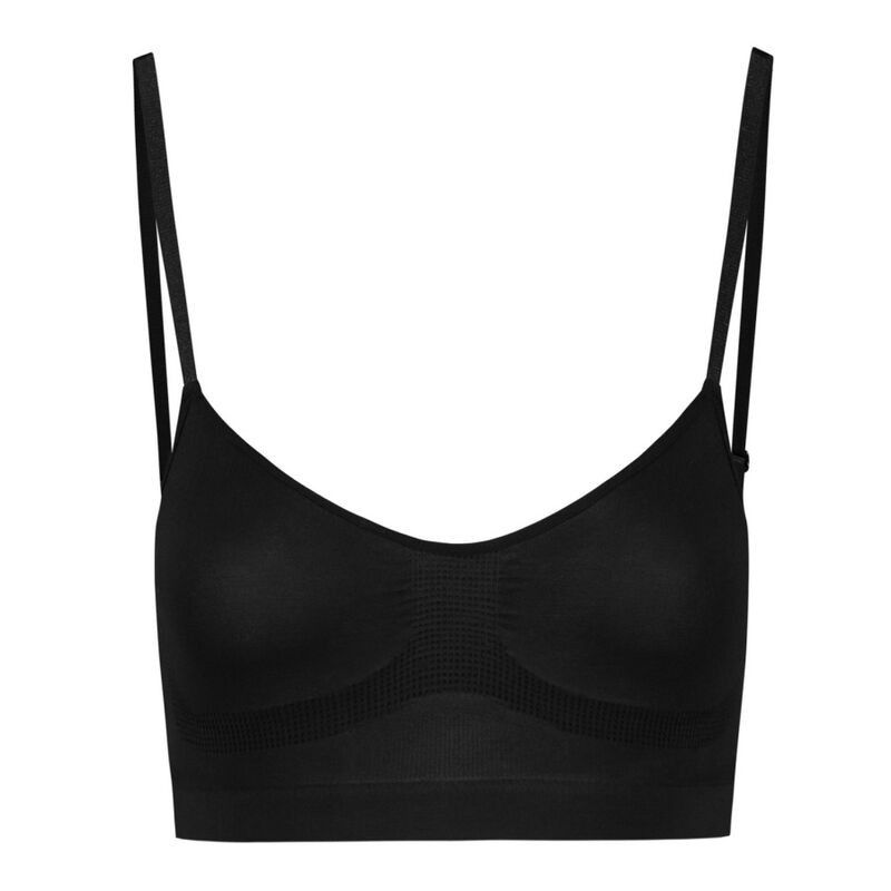 BYE-BRA - MEDIUM CONTROL BRA SEAMLESS BLACK SIZE M BYE BRA - BRAS - 4