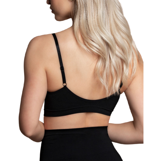 BYE-BRA - MEDIUM CONTROL BRA SEAMLESS BLACK SIZE XXL BYE BRA - BRAS - 3