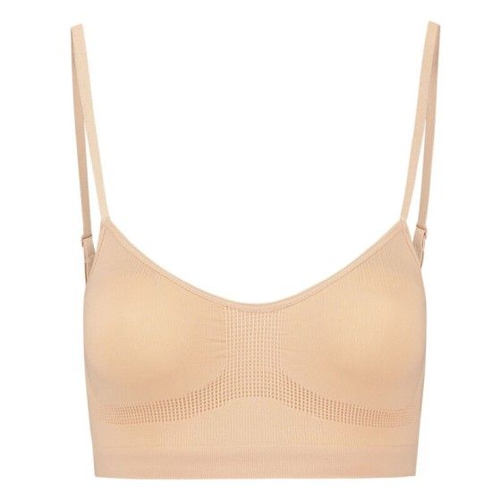 BYE-BRA - MEDIUM CONTROL BRA SEAMLESS BEIGE SIZE S BYE BRA - BRAS - 3