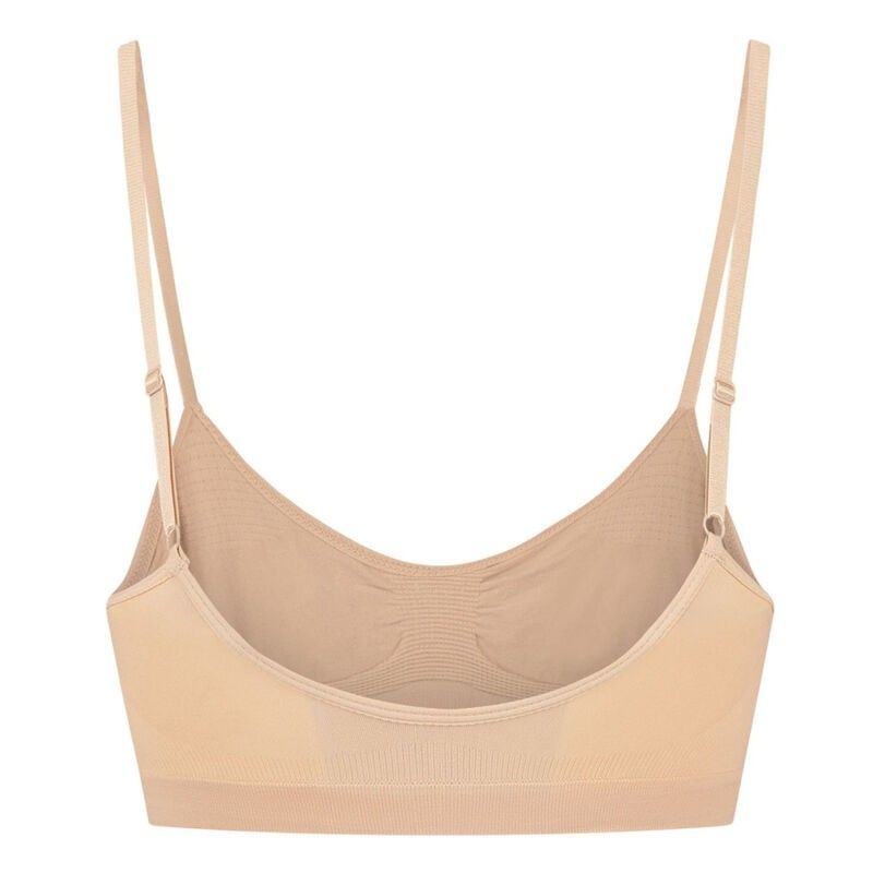 BYE-BRA - MEDIUM CONTROL BRA SEAMLESS BEIGE SIZE S BYE BRA - BRAS - 4