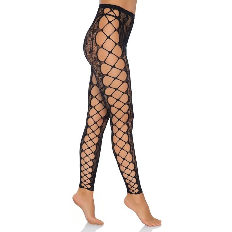 LEG AVENUE - FOOTLESS CROTHLESS TIGHTS ONE SIZE LEG AVENUE HOSIERY - 2