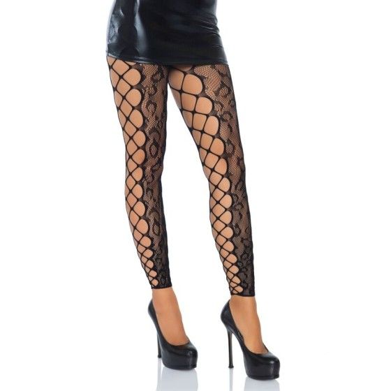 LEG AVENUE - FOOTLESS CROTHLESS TIGHTS ONE SIZE LEG AVENUE HOSIERY - 4