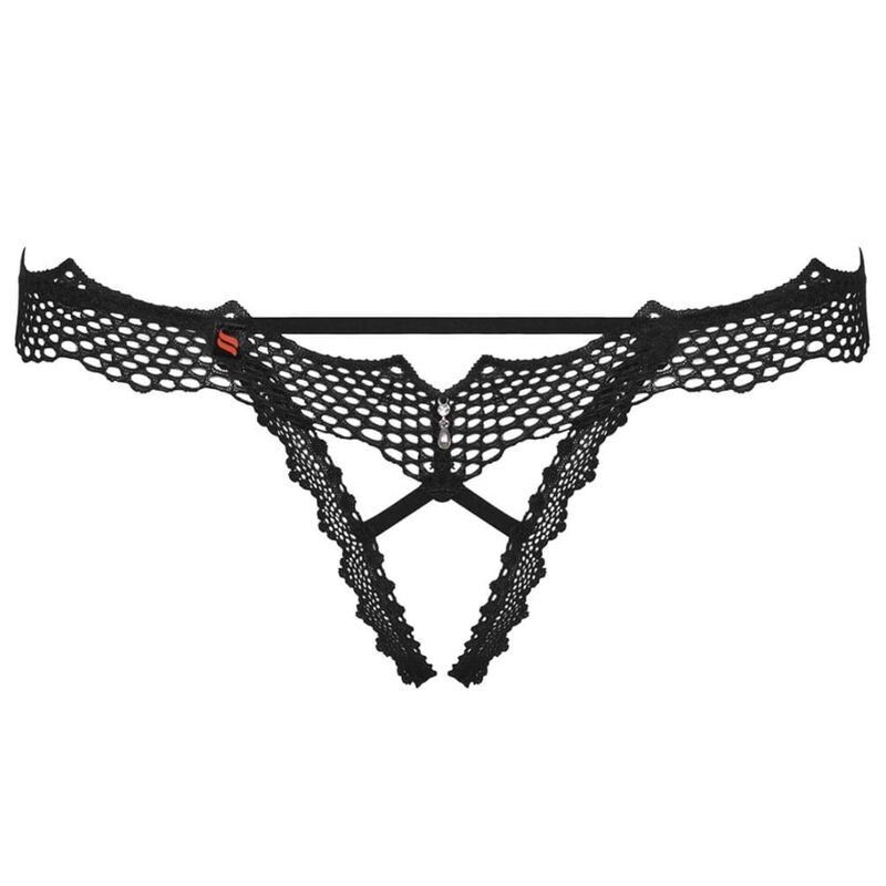 OBSESSIVE - BRAVELLE THONG CROTCHLESS L/XL OBSESSIVE PANTIES & THONG - 5