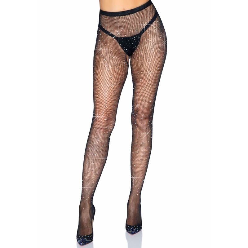 LEG AVENUE - FISHNET CROTHLESS TIGHTS LEG AVENUE HOSIERY - 2