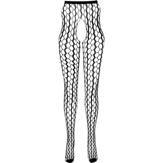 PASSION - ECO COLLECTION BODYSTOCKING ECO S007 BLACK PASSION WOMAN GARTER & STOCK - 3