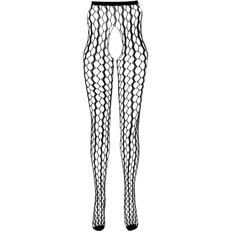 PASSION - ECO COLLECTION BODYSTOCKING ECO S007 WHITE PASSION WOMAN GARTER & STOCK - 3