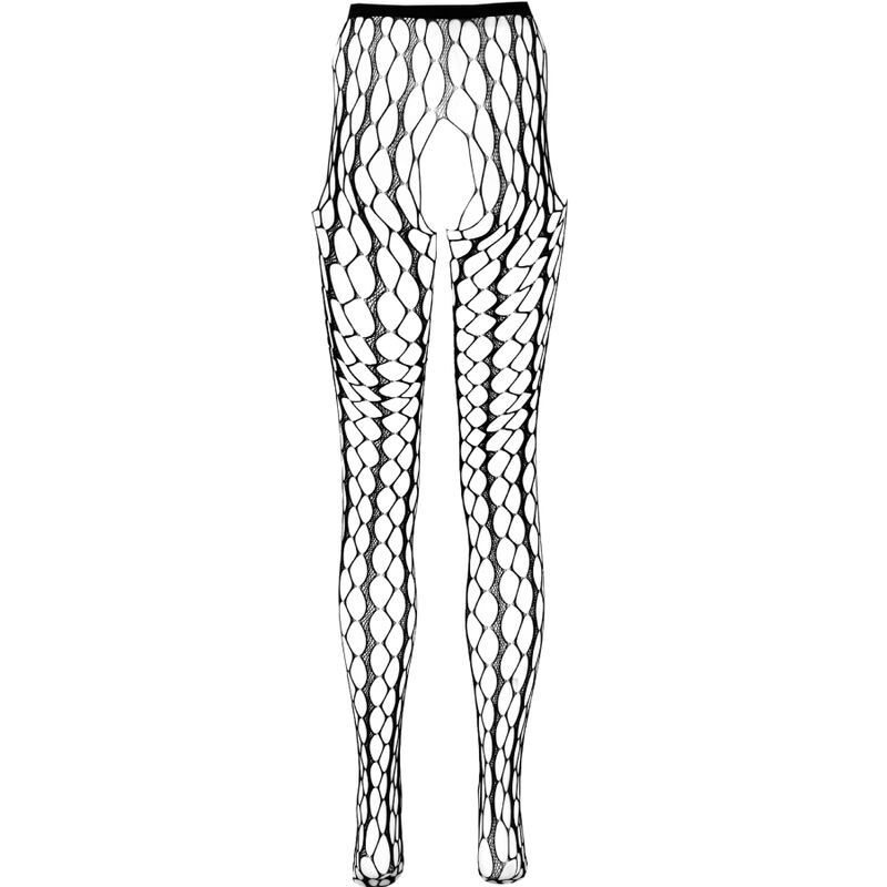 PASSION - ECO COLLECTION BODYSTOCKING ECO S007 WHITE PASSION WOMAN GARTER & STOCK - 4