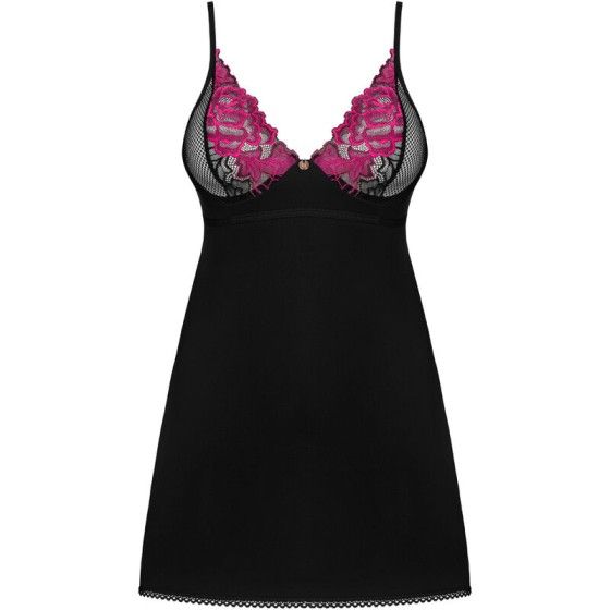 OBSESSIVE - ROSENTY CHEMISE & THONG XS/S OBSESSIVE CHEMISE - 5