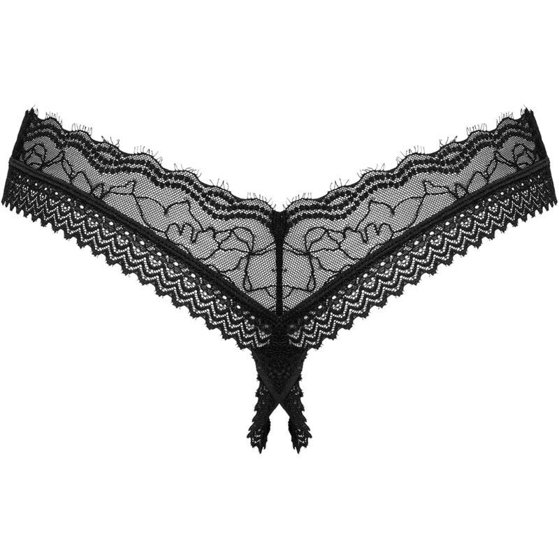 OBSESSIVE - MEDILLA THONG CROTCHLESS M/L OBSESSIVE PANTIES & THONG - 8