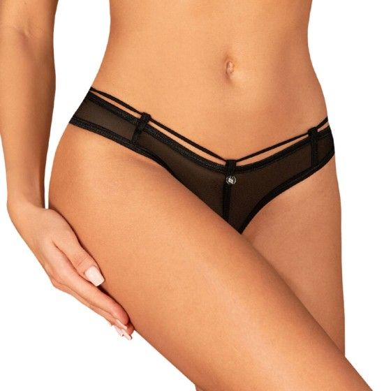 OBSESSIVE - ROXELIA THONG CROTCHLESS XS/S OBSESSIVE PANTIES & THONG - 3