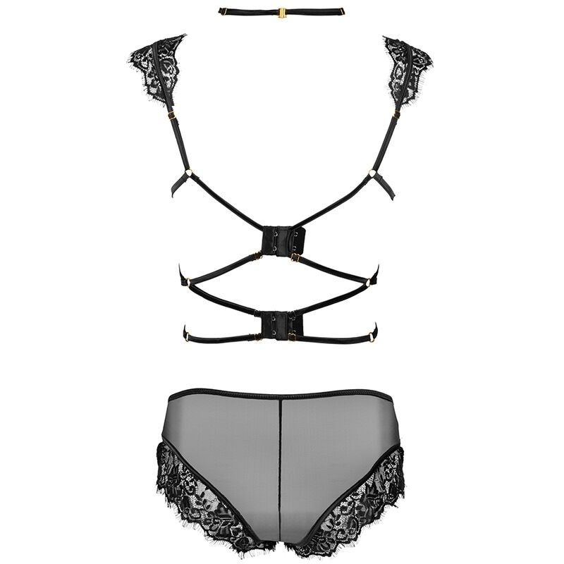 LIVCO CORSETTI FASHION - PALMENOM LC 90614 BRA + PANTY BLACK LIVCO CORSETTI SETS - 4