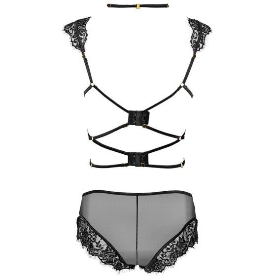 LIVCO CORSETTI FASHION - PALMENOM LC 90614 BRA + PANTY BLACK L/XL LIVCO CORSETTI SETS - 4