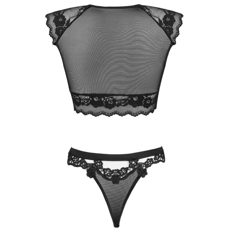 LIVCO CORSETTI FASHION - TIMOSAN LC 90631 BRA + PANTY BLACK LIVCO CORSETTI SETS - 4