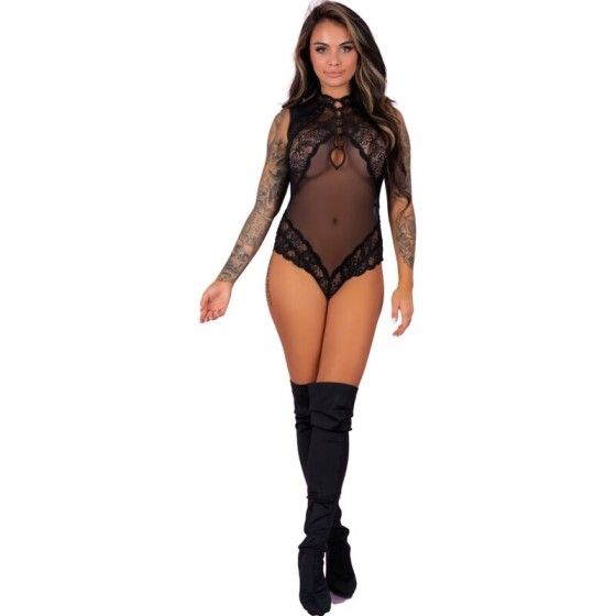 LIVCO CORSETTI FASHION - SAGEN LC 90694 BODY BLACK L/XL LIVCO CORSETTI BODIES - 3