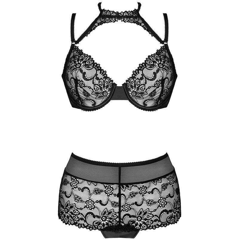 LIVCO CORSETTI FASHION - LINERA FOR THE SENSES COLLECTION BRA + PANTY BLACK LIVCO CORSETTI SETS - 3