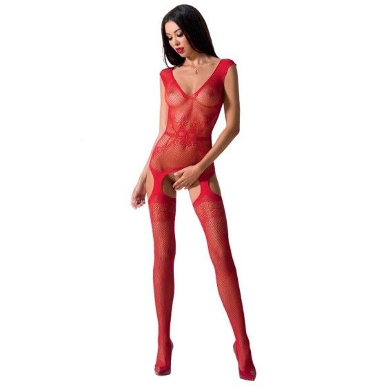 PASSION - WOMAN BS062 RED BODYSTOCKING ONE SIZE PASSION WOMAN BODYSTOCKINGS - 1