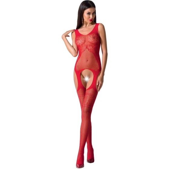 PASSION - WOMAN BS061 RED BODYSTOCKING ONE SIZE PASSION WOMAN BODYSTOCKINGS - 1