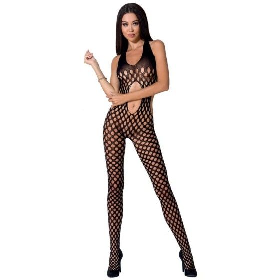 PASSION - WOMAN BS065 BODYSTOCKING BLACK ONE SIZE