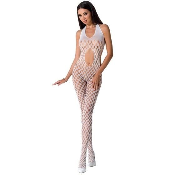 PASSION - WOMAN BS065 WHITE BODYSTOCKING ONE SIZE PASSION WOMAN BODYSTOCKINGS - 1