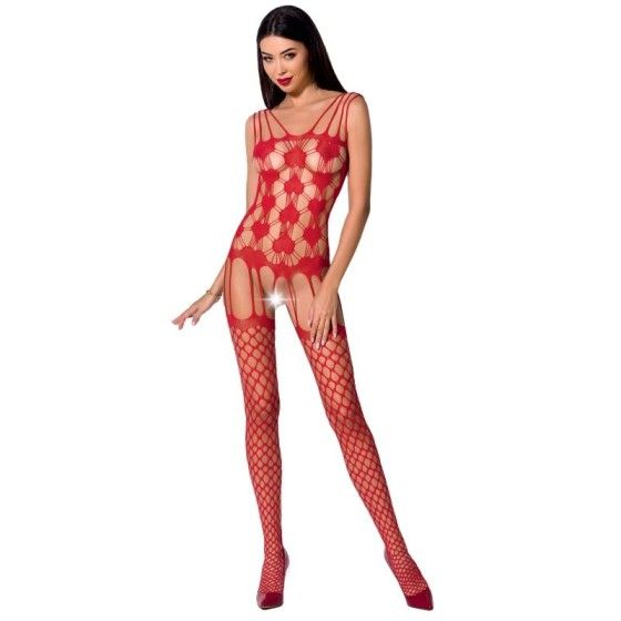 PASSION - WOMAN BS067 RED BODYSTOCKING ONE SIZE PASSION WOMAN BODYSTOCKINGS - 1