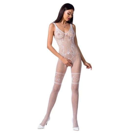 PASSION - WOMAN BS069 WHITE BODYSTOCKING ONE SIZE PASSION WOMAN BODYSTOCKINGS - 1