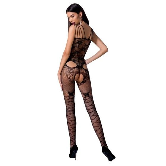 PASSION - WOMAN BS076 BODYSTOCKING ONE SIZE BLACK PASSION WOMAN BODYSTOCKINGS - 1