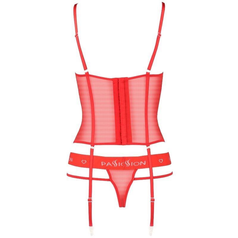 PASSION - KYOUKA CORSET RED S/M PASSION WOMAN CORSETS - 3