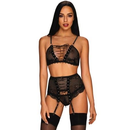 OBSESSIVE - BASITTA SET THREE PIECES S/M