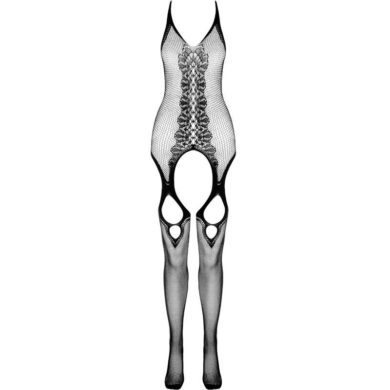 PASSION - ECO COLLECTION BODYSTOCKING ECO BS013 BLACK PASSION WOMAN BODYSTOCKINGS - 3