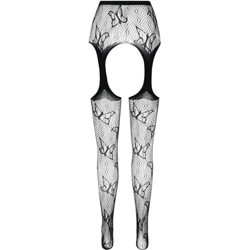 PASSION - ECO COLLECTION BODYSTOCKING ECO S001 WHITE PASSION WOMAN GARTER & STOCK - 4