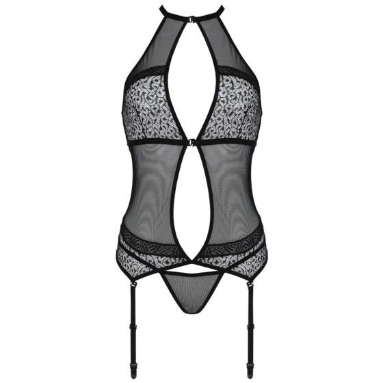 PASSION - SATARA CORSET EROTIC LINE BLACK L/XL PASSION WOMAN CORSETS - 4