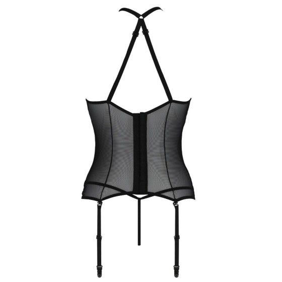 PASSION - SATARA CORSET EROTIC LINE BLACK L/XL PASSION WOMAN CORSETS - 5