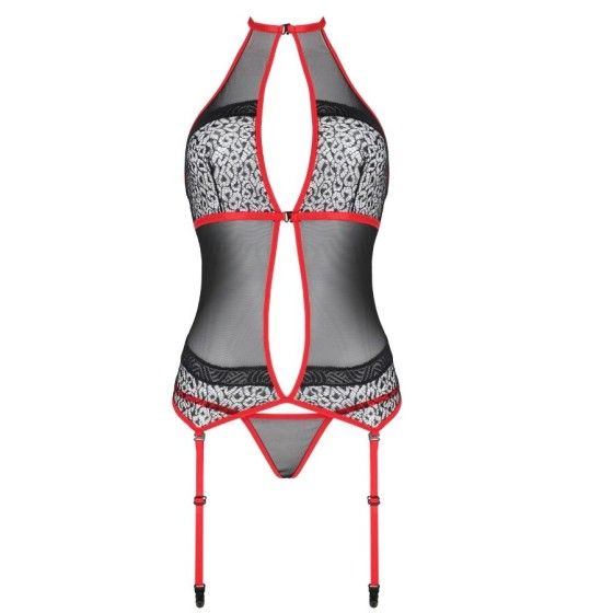 PASSION - SATARA CORSET EROTIC LINE RED S/M PASSION WOMAN CORSETS - 3