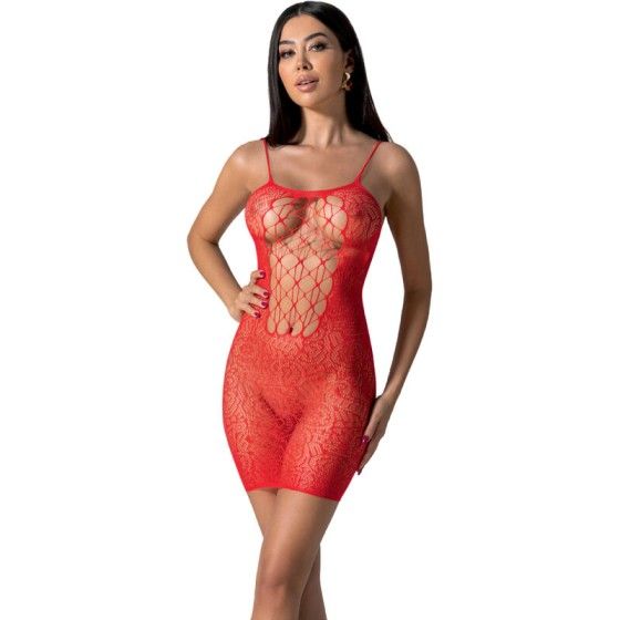 PASSION - BS096 RED BODYSTOCKING ONE SIZE PASSION WOMAN BODYSTOCKINGS - 1