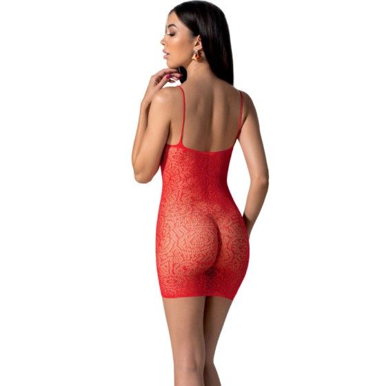 PASSION - BS096 RED BODYSTOCKING ONE SIZE PASSION WOMAN BODYSTOCKINGS - 2