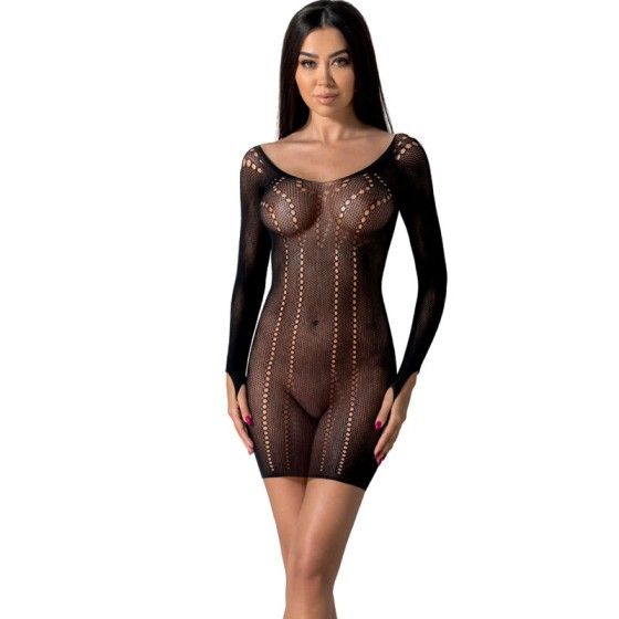 PASSION - BS101 BODYSTOCKING BLACK ONE SIZE PASSION WOMAN BODYSTOCKINGS - 1