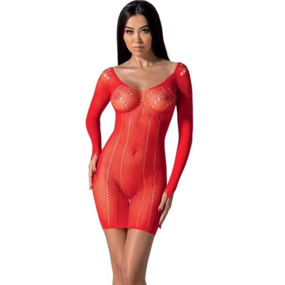 PASSION - BS101 RED BODYSTOCKING ONE SIZE PASSION WOMAN BODYSTOCKINGS - 1