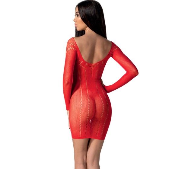 PASSION - BS101 RED BODYSTOCKING ONE SIZE PASSION WOMAN BODYSTOCKINGS - 2