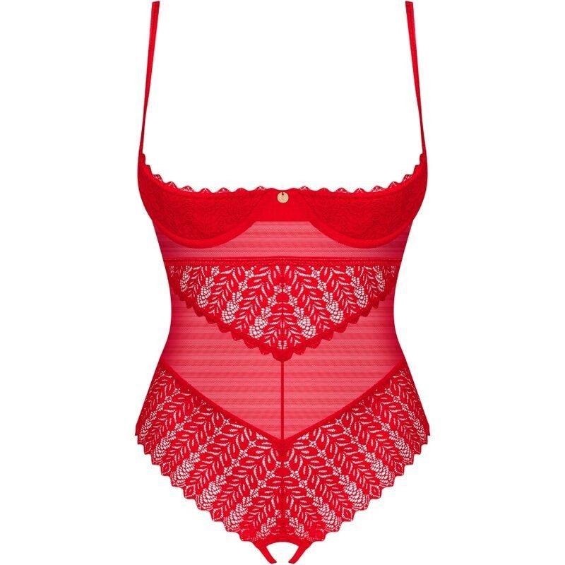OBSESSIVE - INGRIDIA CROTCHLESS RED M/L OBSESSIVE TEDDIES - 5