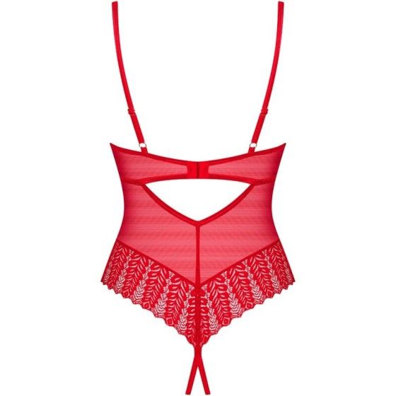 OBSESSIVE - INGRIDIA CROTCHLESS RED M/L OBSESSIVE TEDDIES - 6