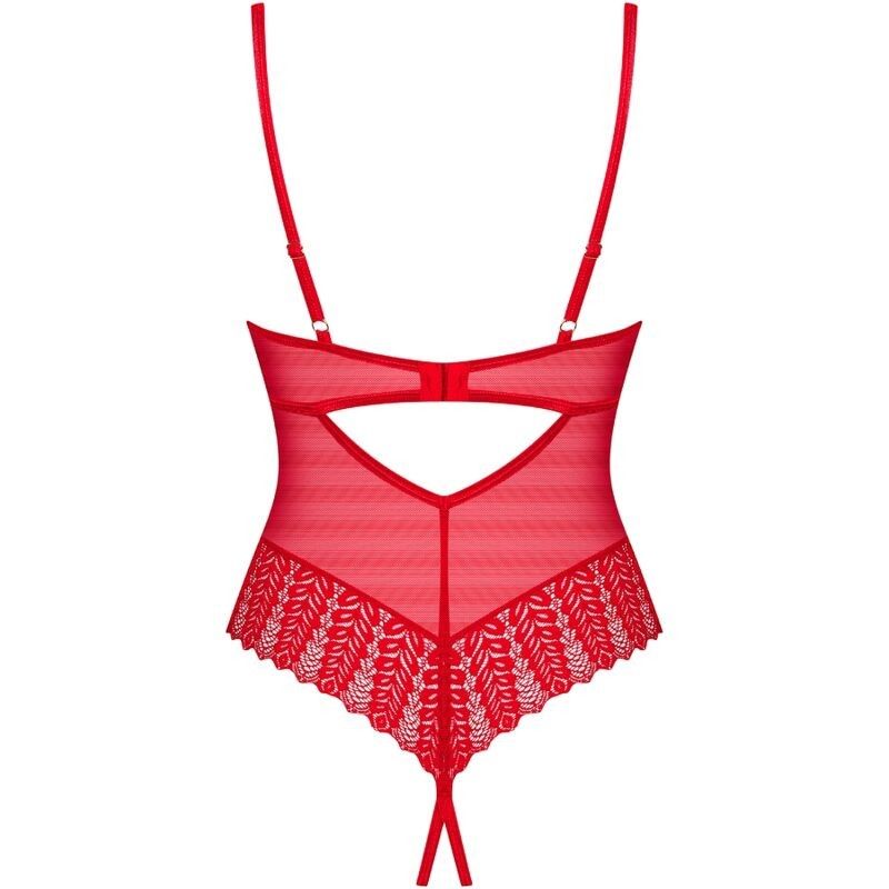 OBSESSIVE - INGRIDIA CROTCHLESS RED M/L OBSESSIVE TEDDIES - 6